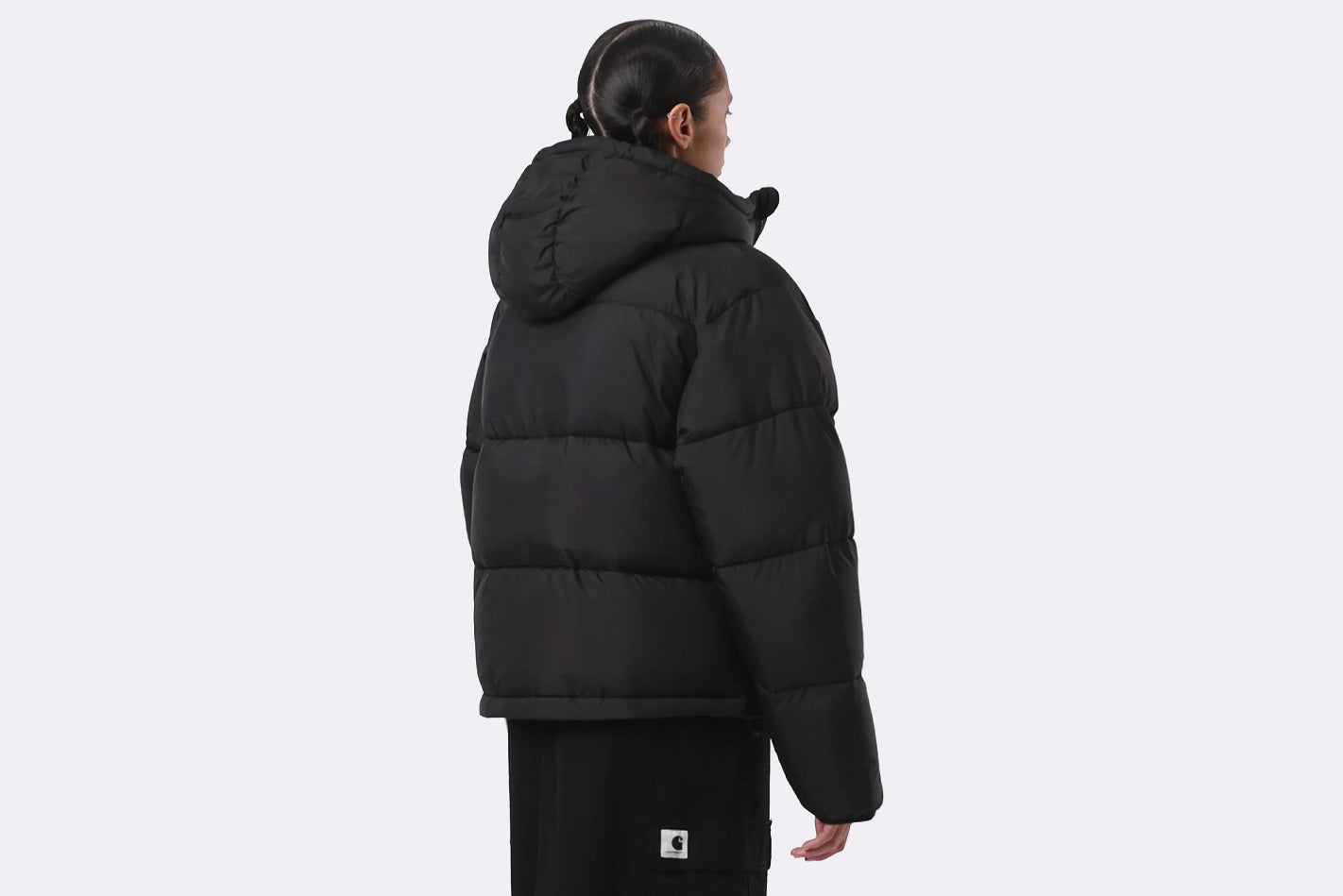 Abrigo Carhartt WIP Toronto Jacket Wild Dog Print Black para mujer