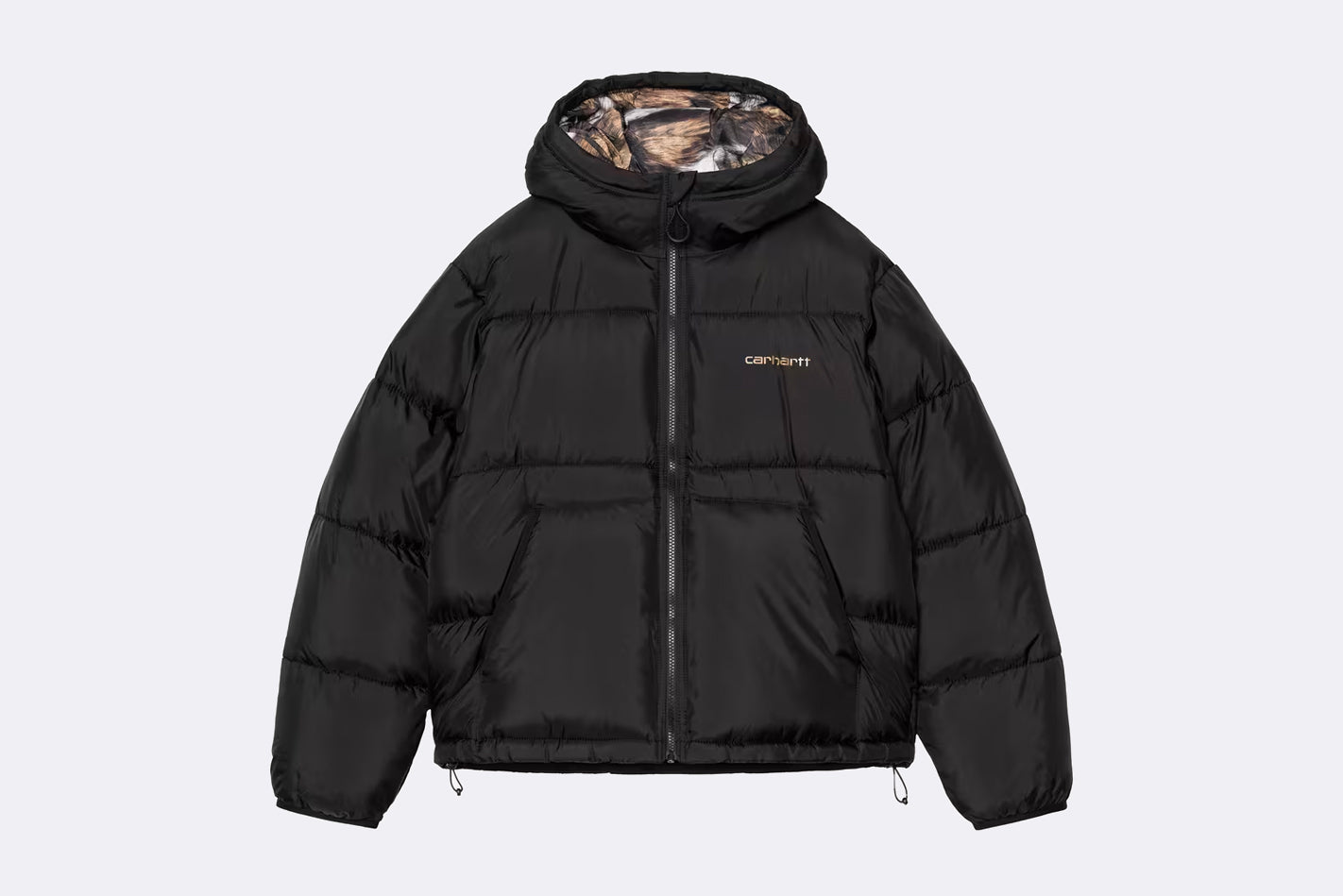 Abrigo Carhartt WIP Toronto Jacket Wild Dog Print Black para mujer