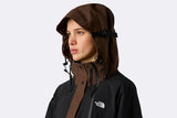 Abrigo The North Face Dryvent Hardshell Cape Coat negro y marron para mujer