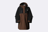 Abrigo The North Face Dryvent Hardshell Cape Coat negro y marron para mujer