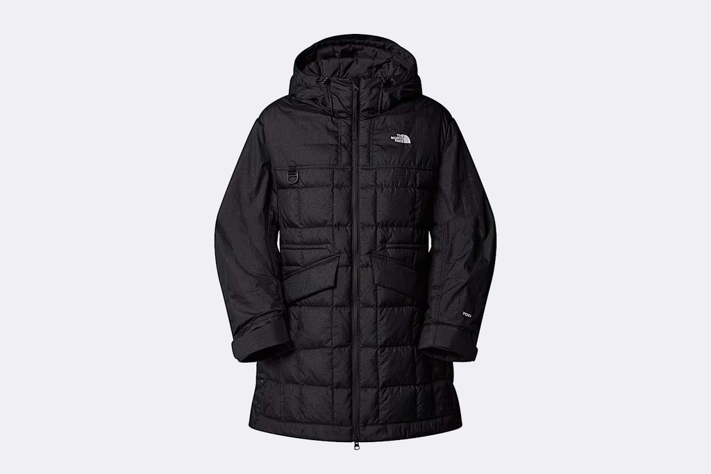 Abrigo The North Face Dynamic Quilted Down Jacket negro para mujer