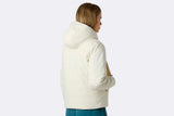 Abrigo The North Face Mountain Range Down Hooded Jacket blanco para mujer