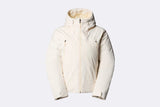Abrigo The North Face Mountain Range Down Hooded Jacket blanco para mujer
