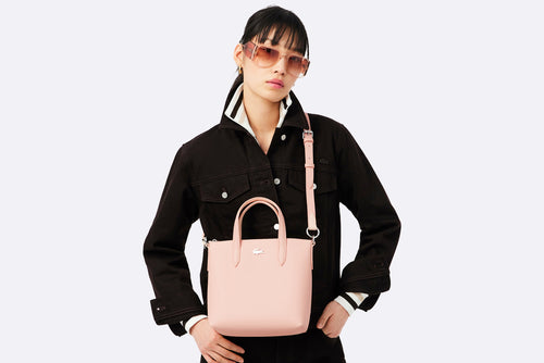 Bolso Lacoste Anna Small Zipped Shopping Bag Rosa para Mujer