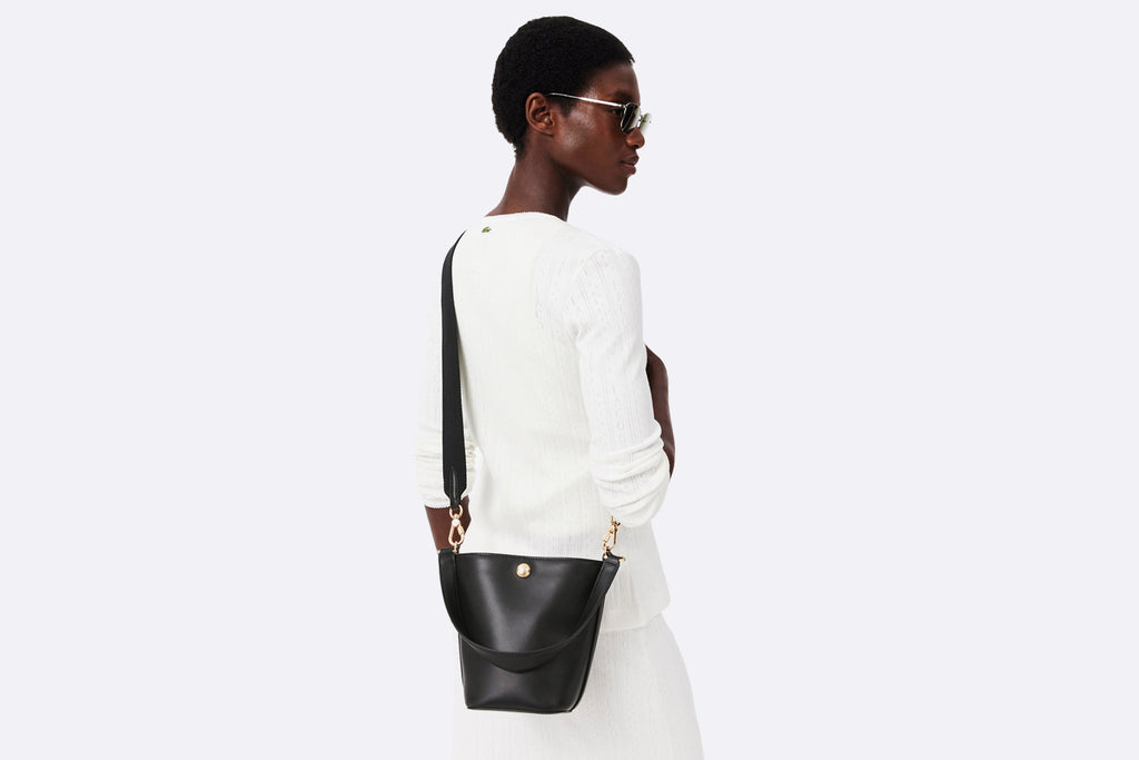 Bolso Lacoste Tennis Bliss S Bucket Bag Negro Unisex