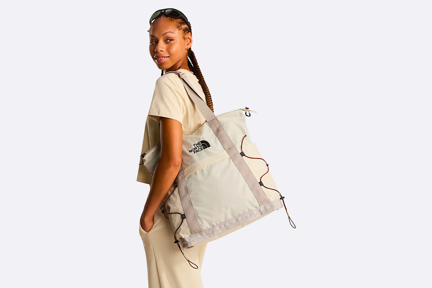 Bolso The North Face Borealis Tote Beige unisex