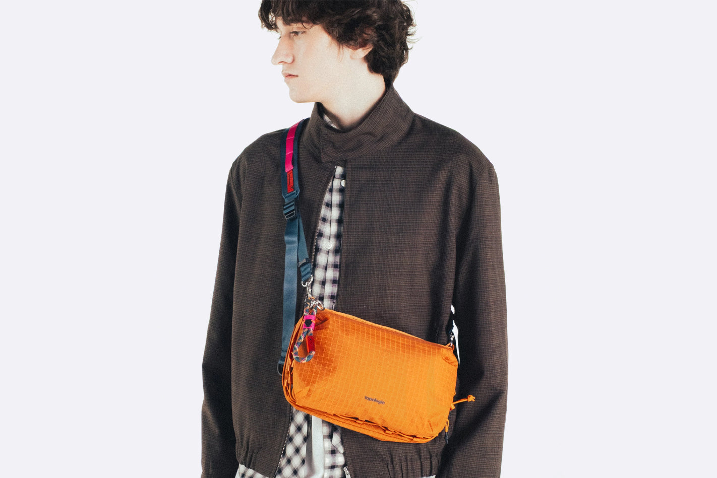 Bolso Topologie Bottle Sacoche Large Naranja Unisex