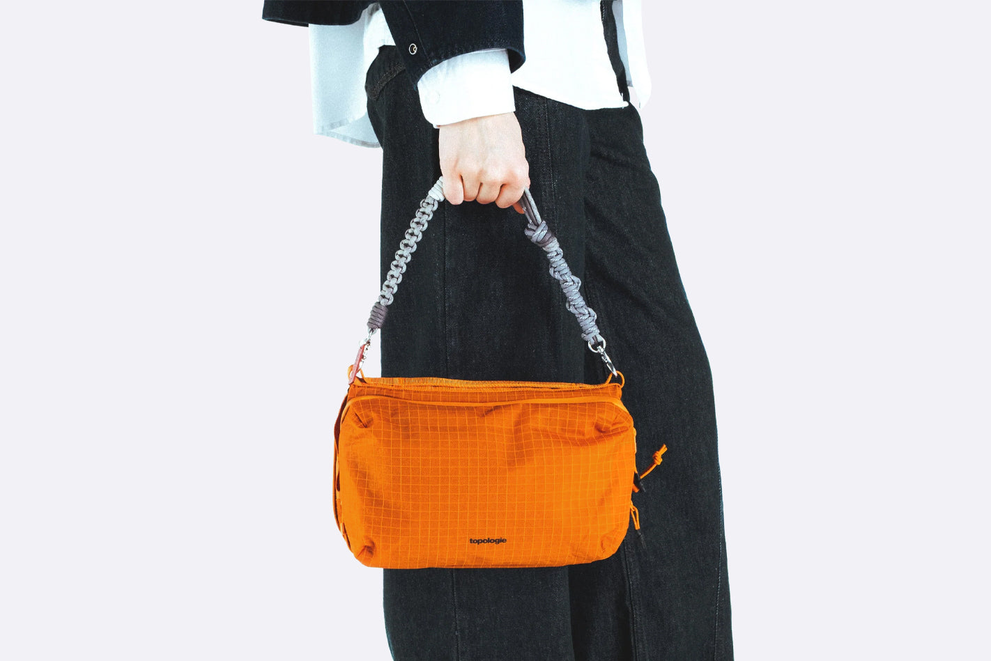 Bolso Topologie Bottle Sacoche Large Naranja Unisex