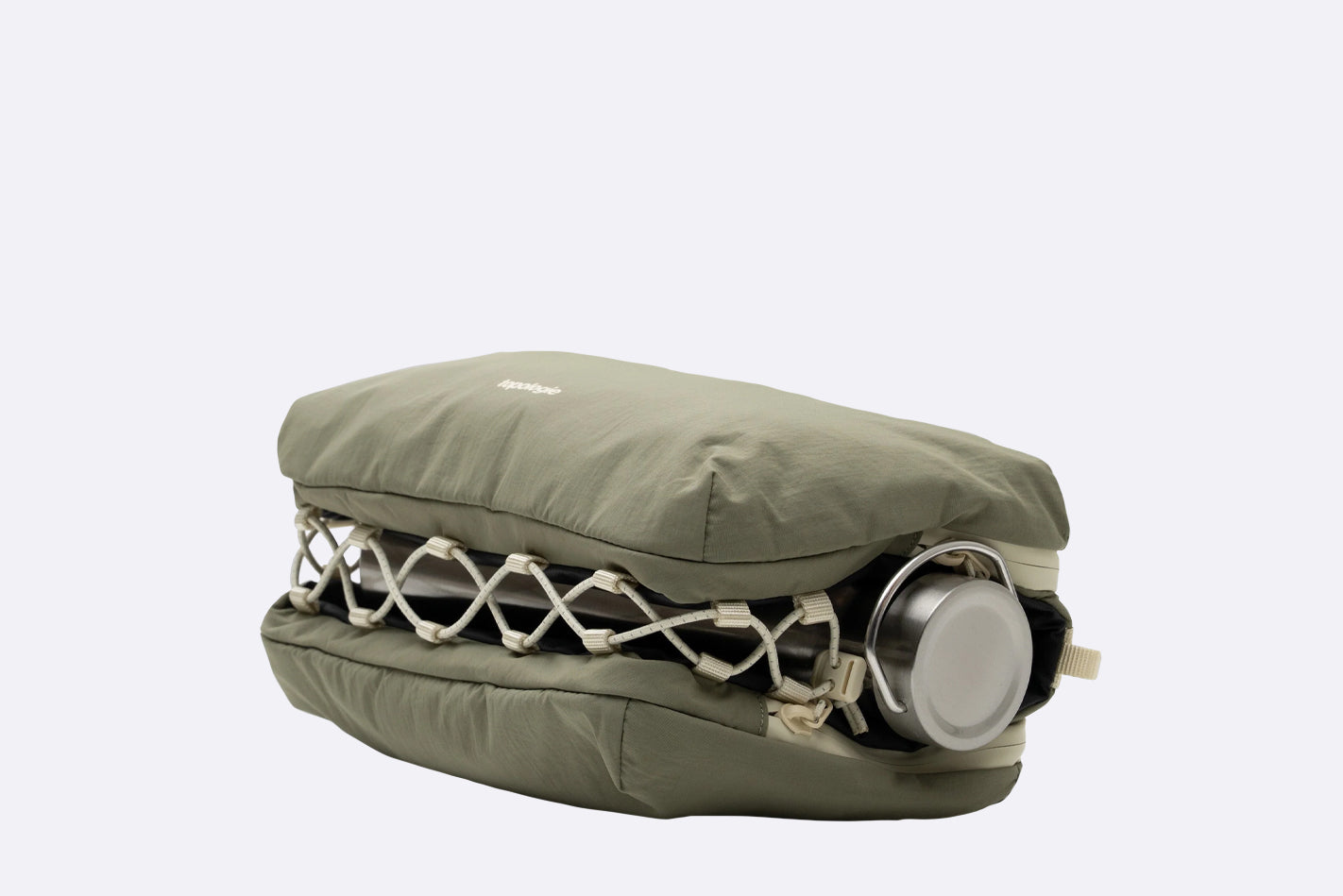 Bolso Topologie Bottle Sacoche Large Caqui Unisex