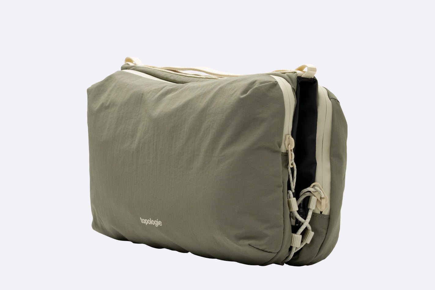 Bolso Topologie Bottle Sacoche Large Caqui Unisex