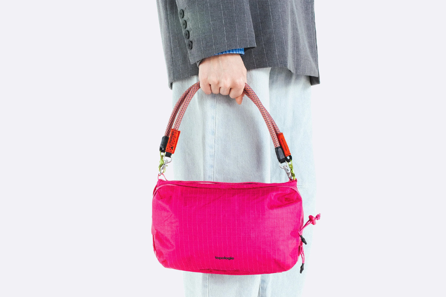 Bolso Topologie Bottle Sacoche Large Rosa Unisex