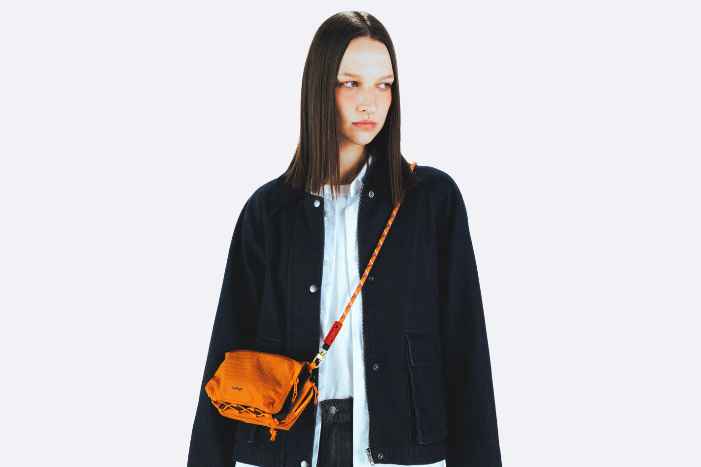 Bolso Topologie Bottle Sacoche Medium Naranja Unisex