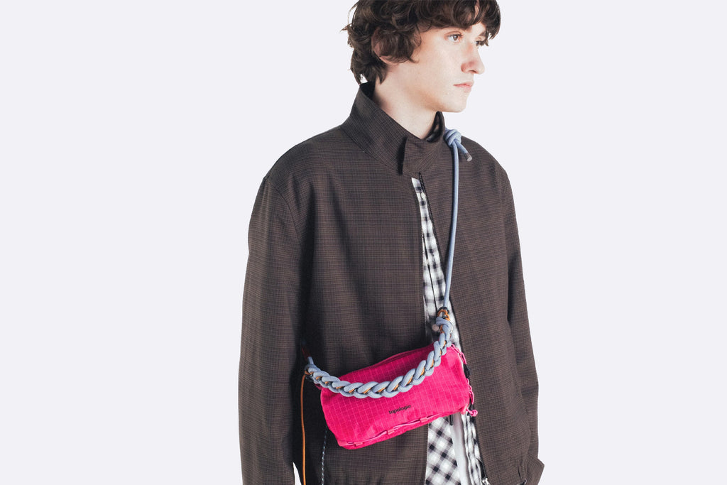 Bolso Topologie Bottle Sacoche Medium Rosa Unisex