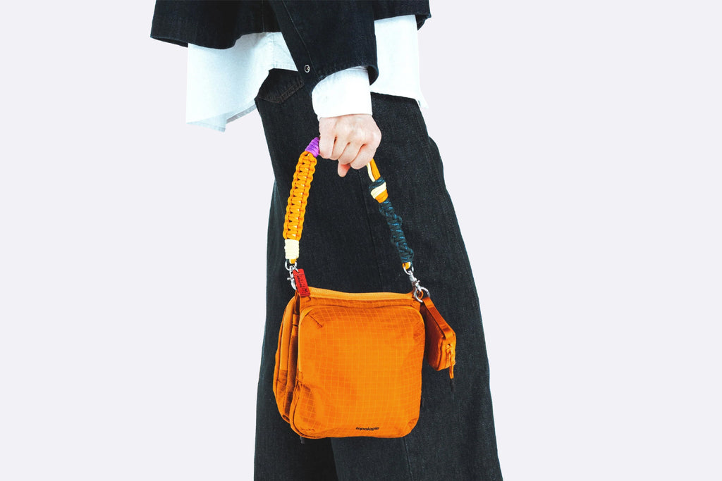 Bolso Topologie Casette Sacoche Medium Naranja Unisex