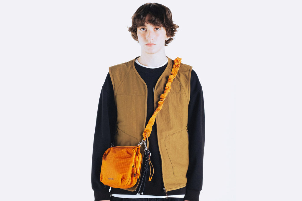 Bolso Topologie Casette Sacoche Medium Naranja Unisex