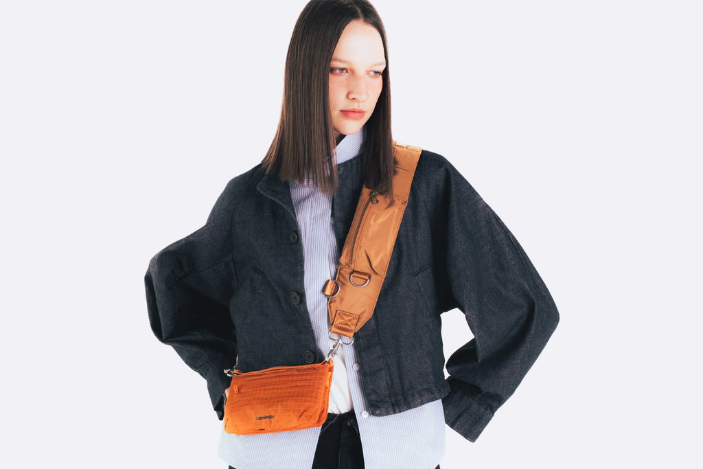 Bolso Topologie Flat Sacoche Small Naranja Unisex