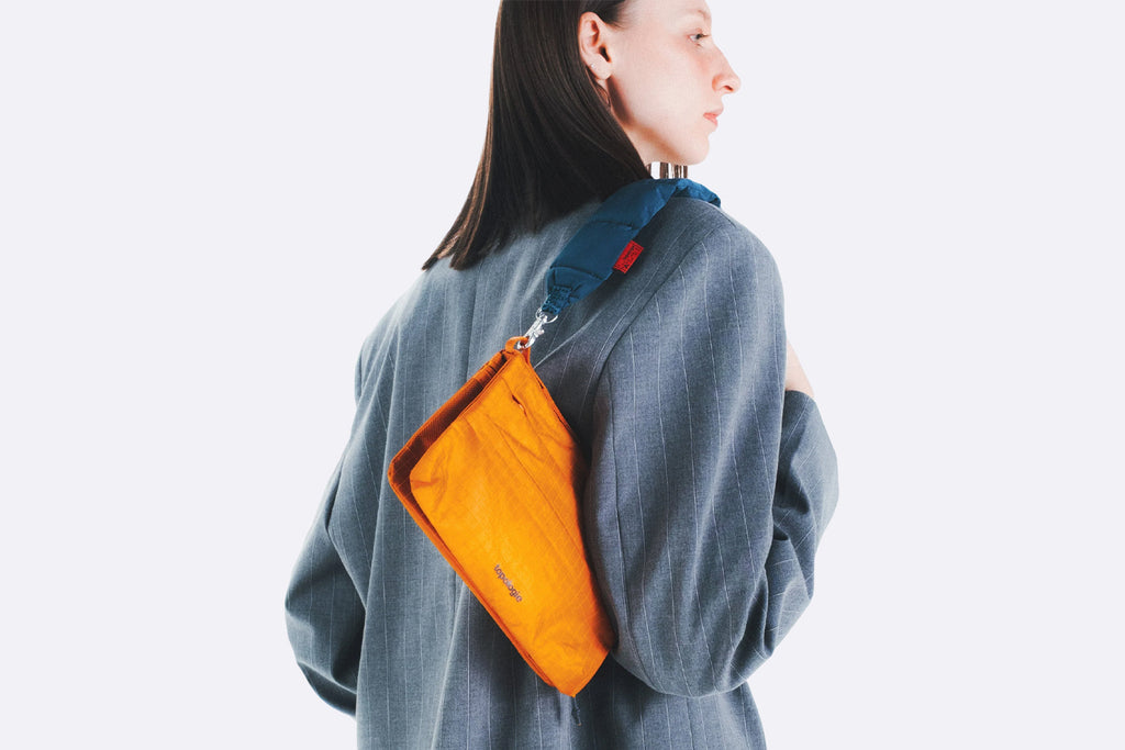Bolso Topologie Flat Sacoche Small Naranja Unisex