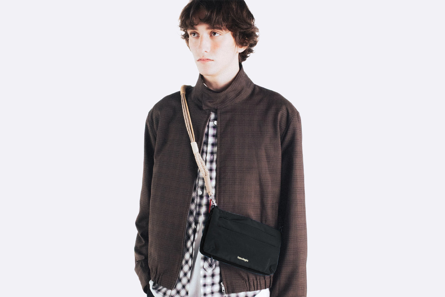 Bolso Topologie Phone Sacoche 90 Negro Unisex