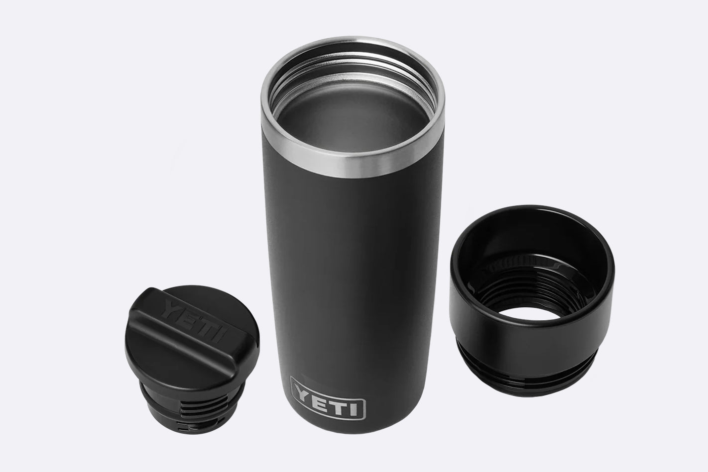 Botella de viaje Yeti Rambler 16 oz 473 ml Negro Unisex