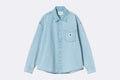 Camisa Carhartt WIP Alta Shirt Jac Azul para mujer