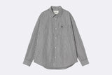 Camisa Carhartt WIP Daldry Shirt Negro y Blanco para Mujer