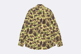Camisa Carhartt WIP Duck Shirt Camo Green Stone Washed para hombre