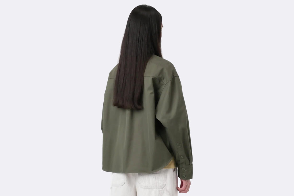 Sobrecamisa Carhartt WIP Kelly Shirt Jac Verde para Mujer