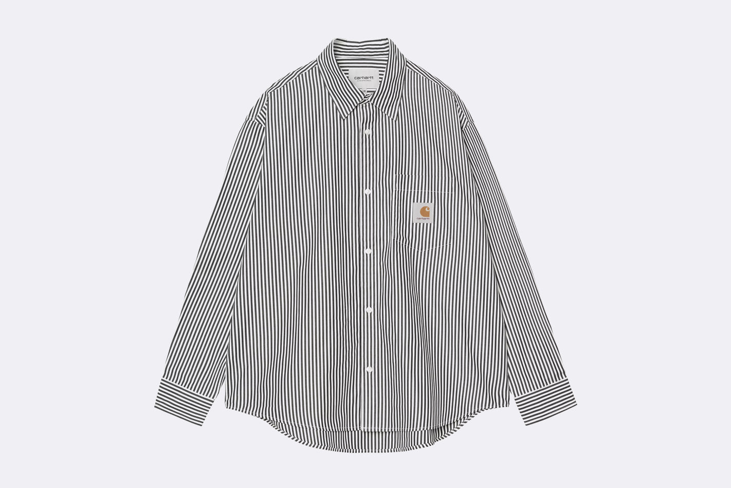 Camisa Carhartt WIP L/S Daldry Shirt Negro para hombre