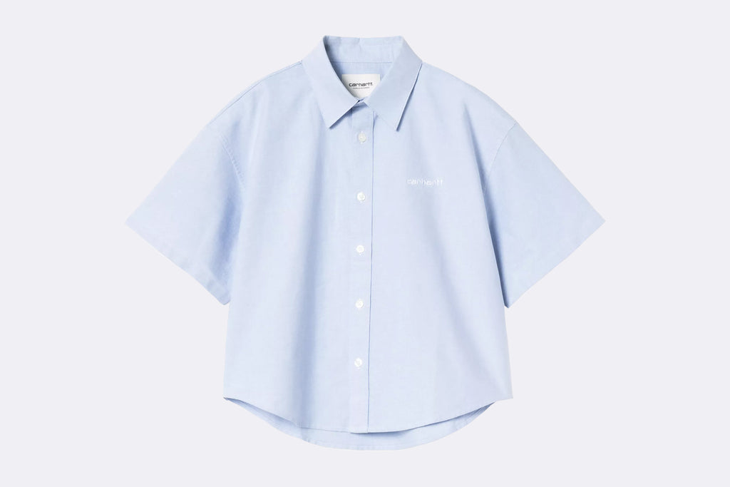 Camisa Carhartt WIP S/S Kaia Shirt Azul para Mujer