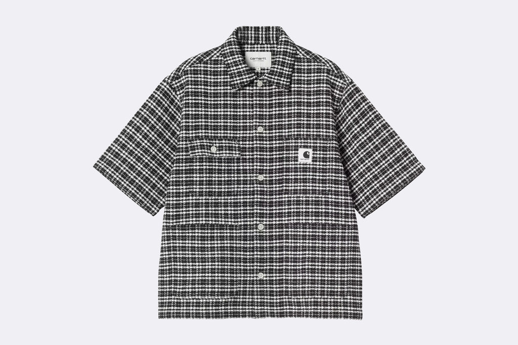 Camisa Carhartt WIP S/S Michigan Shirt Negro para Mujer