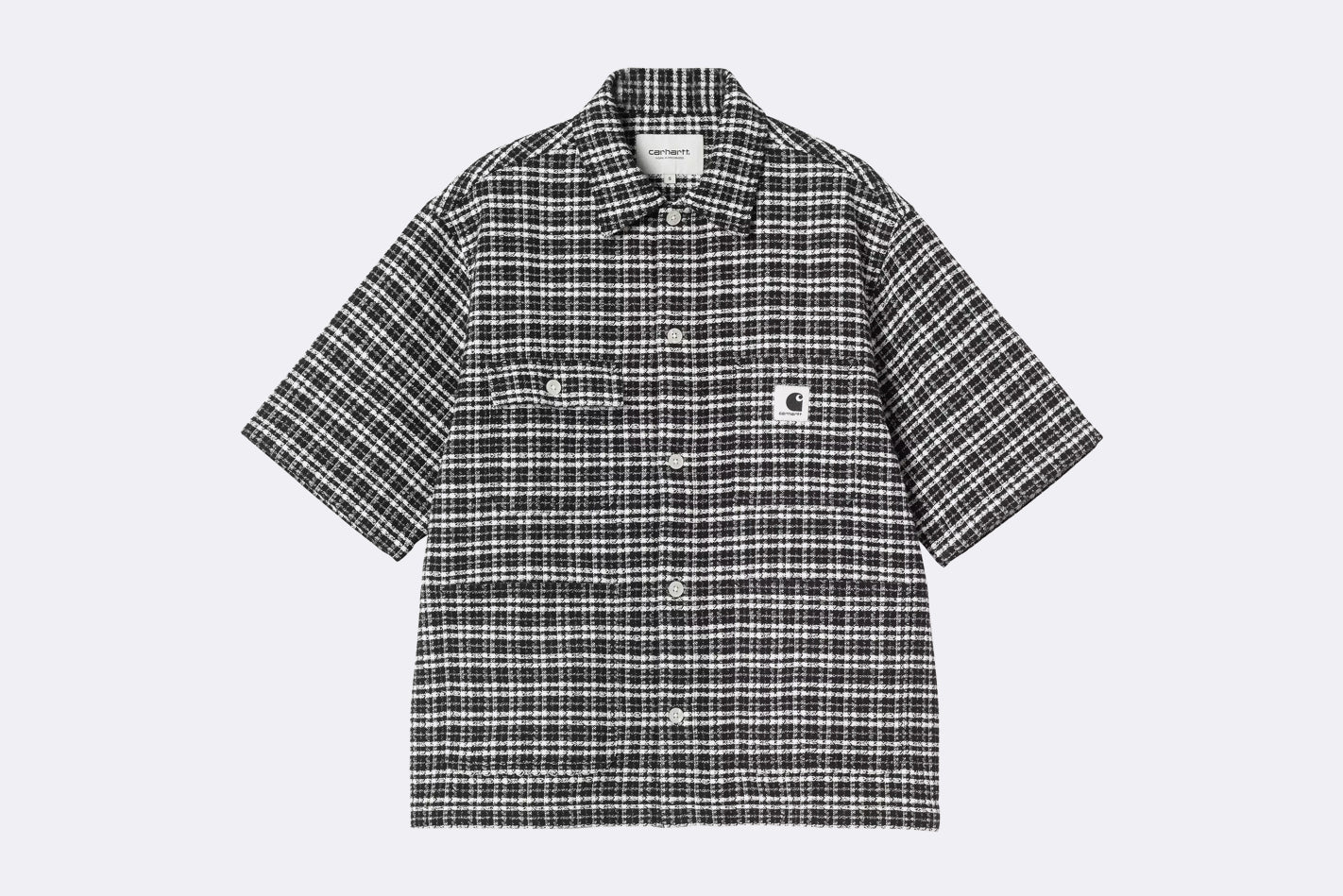 Camisa Carhartt WIP S/S Michigan Shirt Negro para Mujer