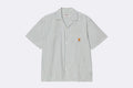 Camisa Carhartt WIP S/S Leavel Shirt Azul para Hombre