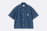Camisa Carhartt WIP S/S Lovilia Shirt Azul para mujer