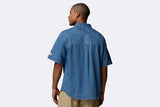 Camisa Columbia Acker Rock Twill SS Button Down Shirt Denim Unisex