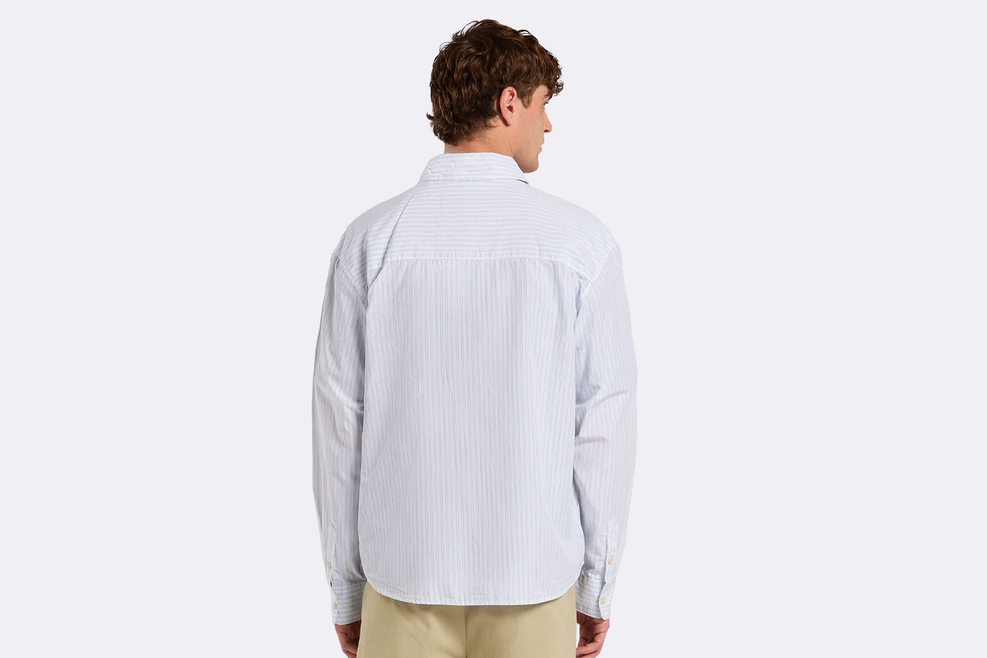 Camisa Dickies Supima Work Shirt LS Blanco para Hombre