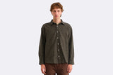 Camisa Edmmond Studios Crossword Shirt marron para hombre