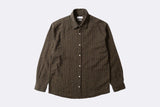 Camisa Edmmond Studios Crossword Shirt marron para hombre