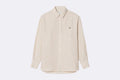 Camisa Lacoste Manga Larga Beige mujer