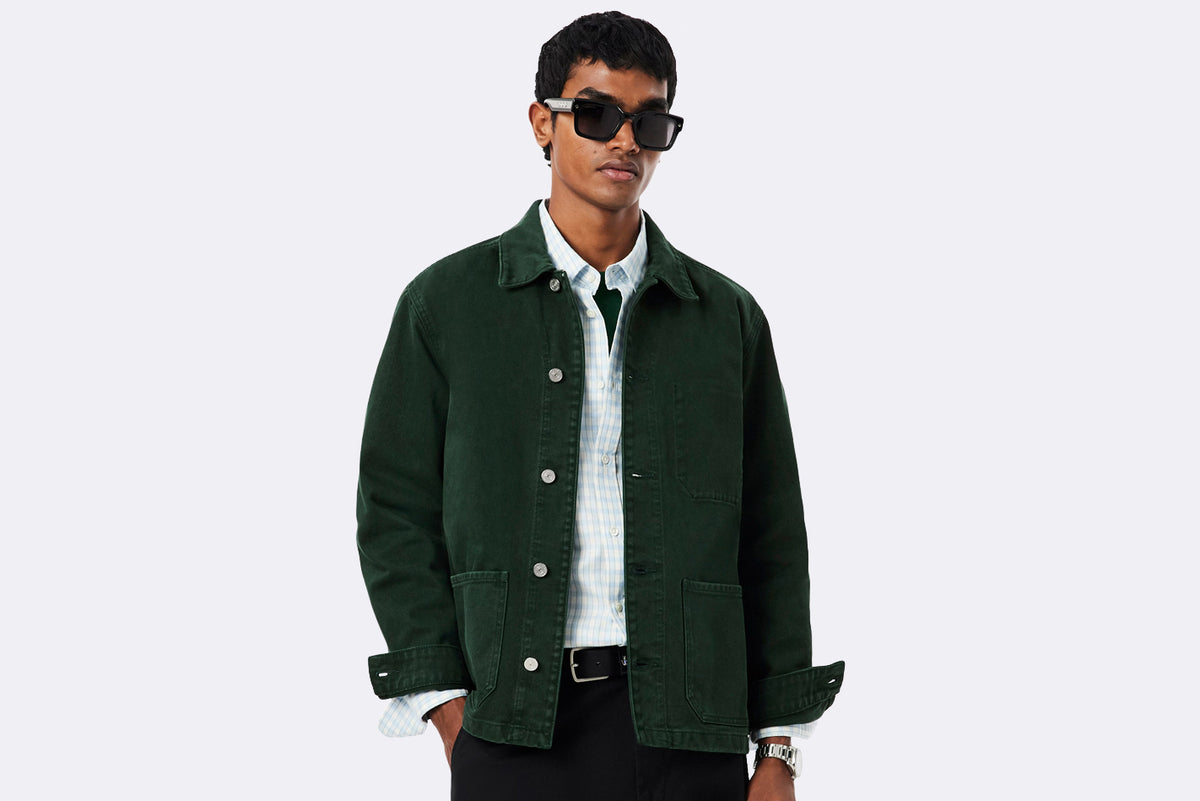 Lacoste Overshirt Woven Sinople