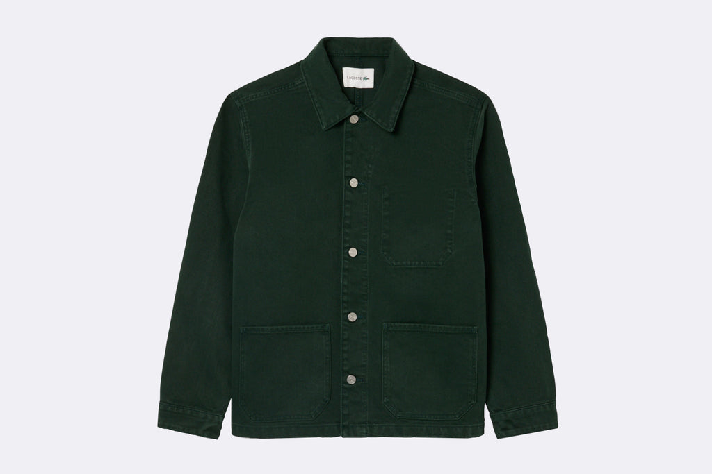 Lacoste Overshirt Woven Sinople
