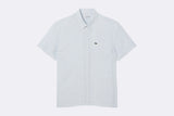 Camisa Lacoste Short Sleeve Casual Shirt Azul para Hombre