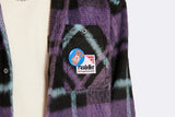 Camisa Pasdemer Not Long Time Shirt morado y negro para hombre 