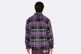 Camisa Pasdemer Not Long Time Shirt morado y negro para hombre 