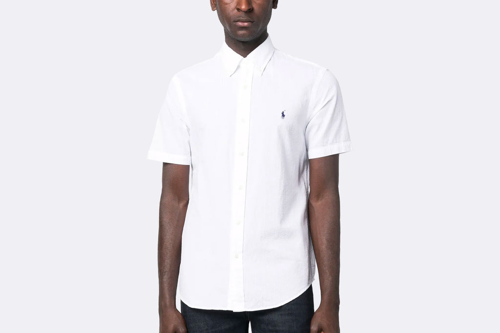 Camisa Polo Ralph Lauren Sport Shirt Blanco para Hombre