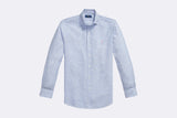 Camisa Polo Ralph Lauren Striped Seersucker Long Sleeve Linen Shirt Azul para Hombre