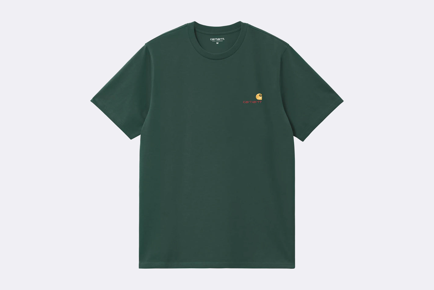 Camiseta Carhartt WIP American Script T-shirt Verde para Hombre