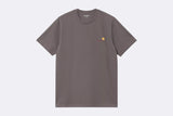 Camiseta Carhartt WIP American Script T-shirt Porphyry para hombre