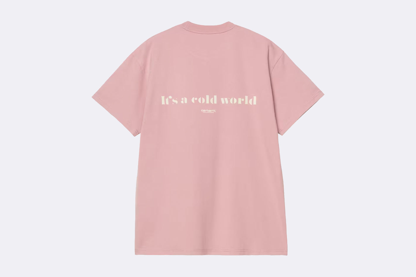 Camiseta Carhartt WIP Cold World T-shirt Rosa para hombre