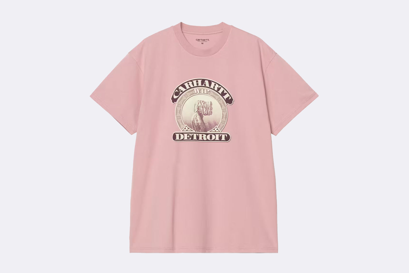 Camiseta Carhartt WIP Cold World T-shirt Rosa para hombre