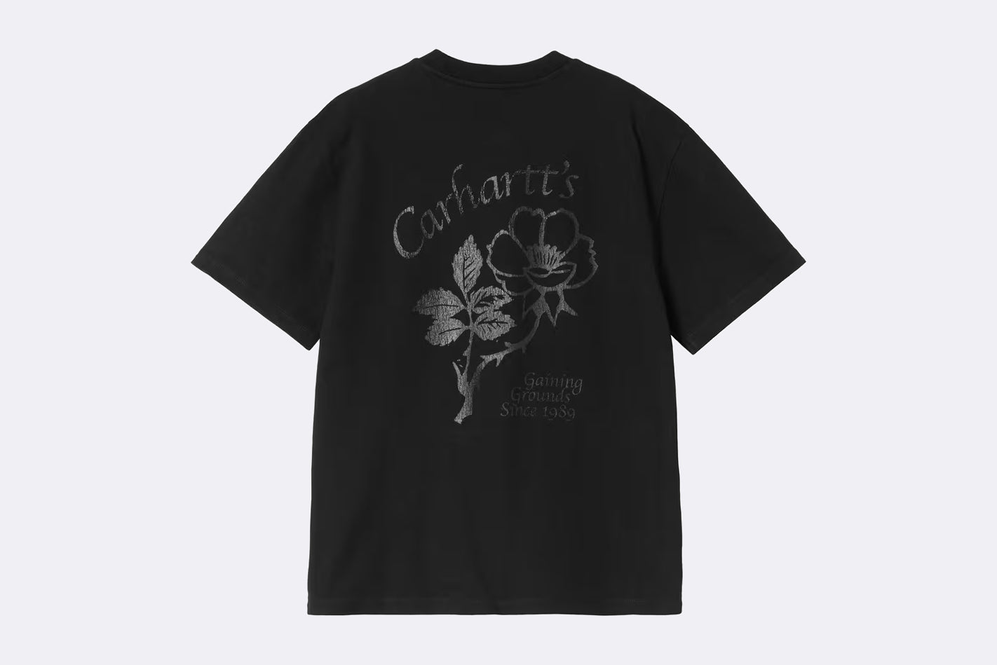 Camiseta Carhartt WIP Flourish T-shirt negro para mujer